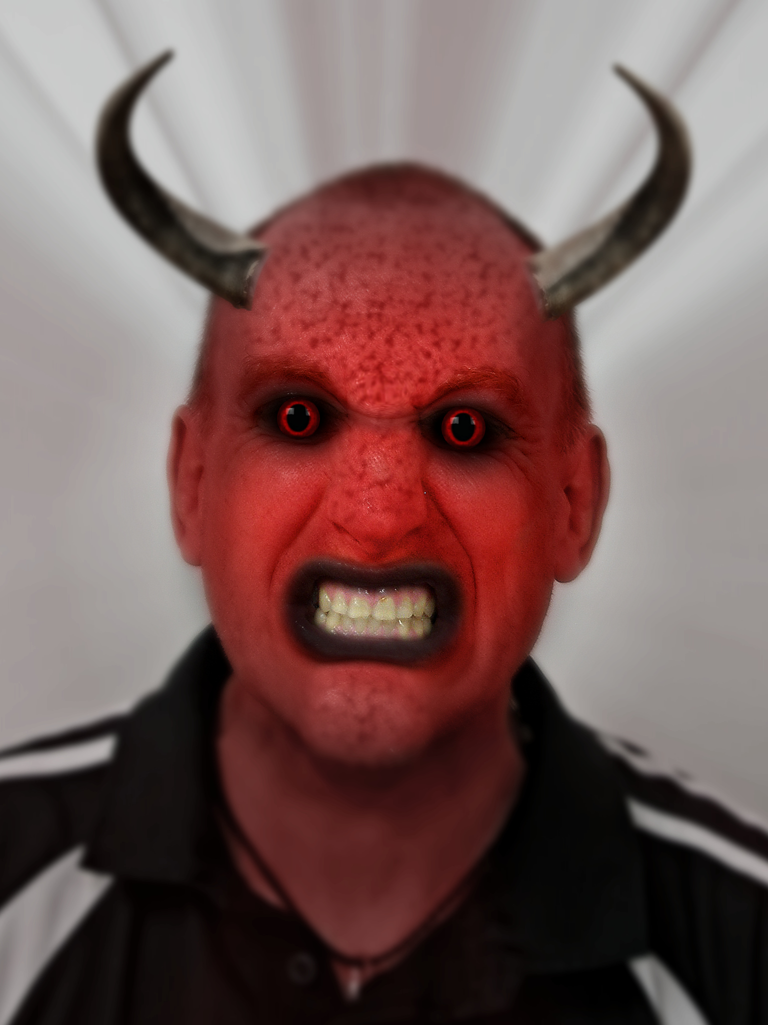 demon with horns